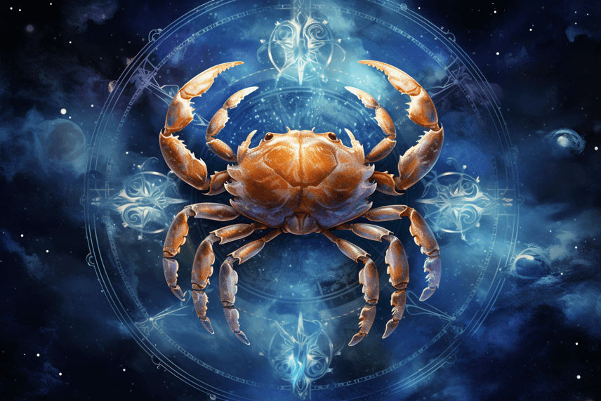 illustration of cancer zodiac sign