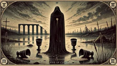 Five of Cups - Regret, Loss