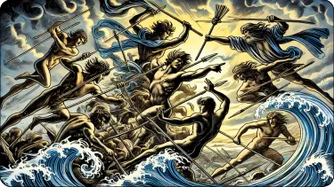 Five of Wands - Conflict, Competition