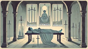 Four of Swords - Rest, Recovery