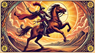 Knight of Wands - Passion, Adventure