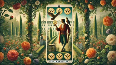 Nine of Pentacles - Self-Sufficiency, Luxury