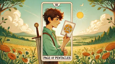 Page of Pentacles - Ambition, New Ventures