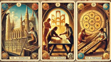 Three of Pentacles - Collaboration, Skill
