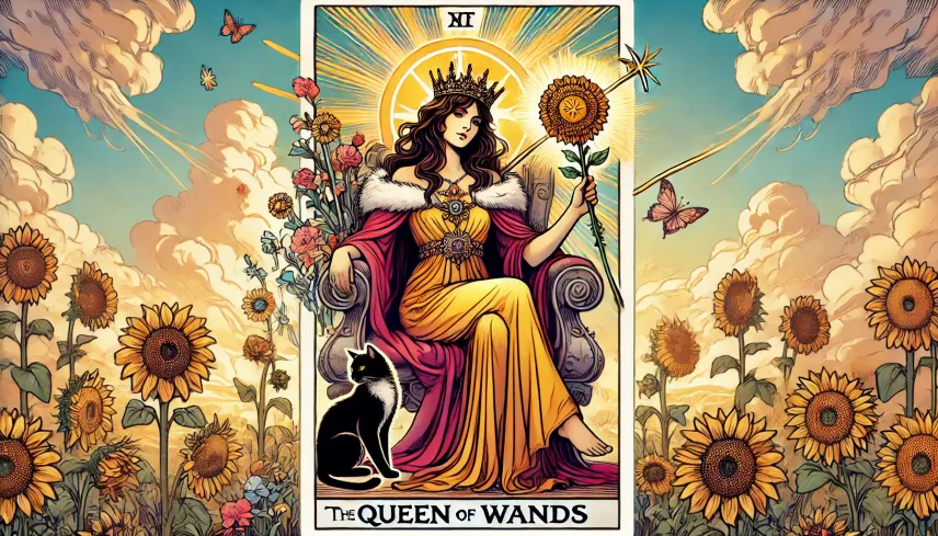 Queen of Wands - Confidence, Warmth
