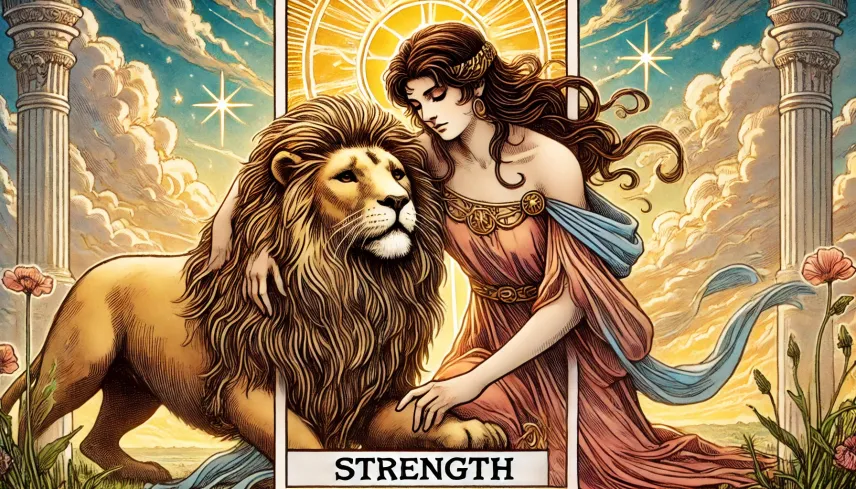 Meaning of Strength Tarot Card
