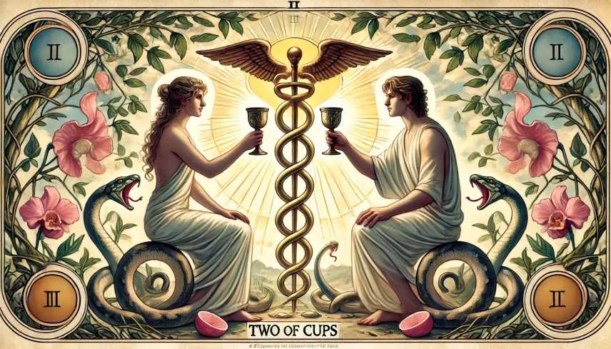 Two of Cups - Partnership, Union
